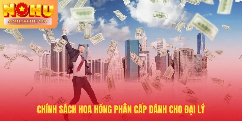 Cấu trúc hoa hồng đại lý phân cấp tỷ lệ cao nhất lên đến 40% doanh thu